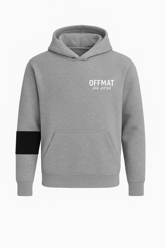 OFFMAT Jiu Jitsu Ranked Hoodie - Grey